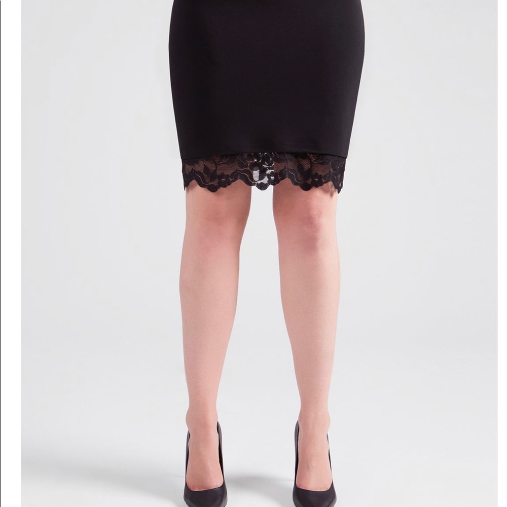 🦋NWT Simpli Black lacs Reversible Skirt🦋 - Picture 3 of 16